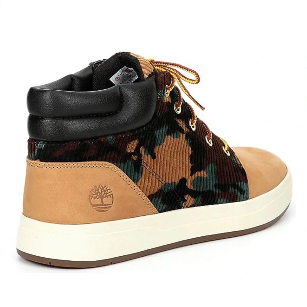 Timberland Men's Davis Square Camo Print Chukka Boots - Picture 2 of 6